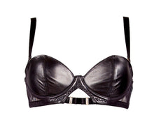 Load image into Gallery viewer, Something Wicked Montana Leather Balconette Bra