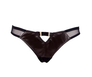 Something Wicked Montana Leather Ouvert Mini Brief