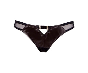 Something Wicked Montana Leather Thong